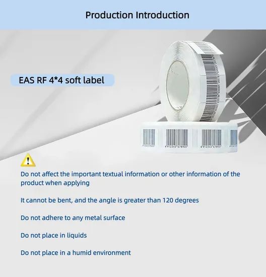 EAS Security Labels Anti Theft Magnetic Security Labels EAS Label - Image 6