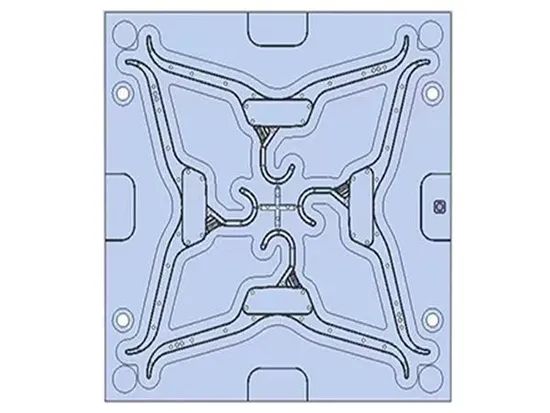 Plastic Hangers Injection Molding Machine Mould Plastic Clothes Hanger Mould - Image 2