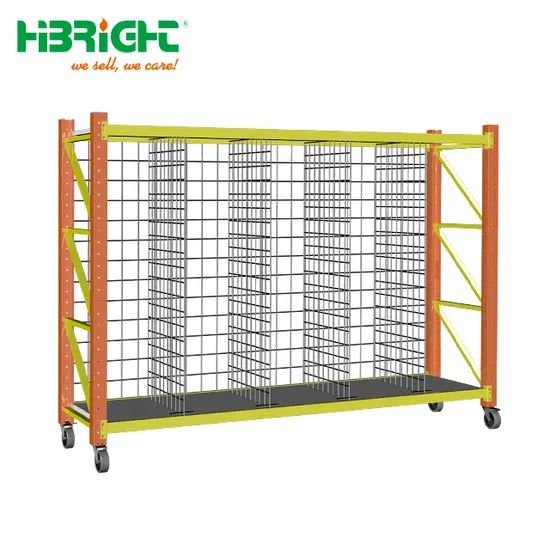 Customized Professional Metal Double Side Display Storage Pruduct Supermarket Warehou Racking Shelving - Image 4