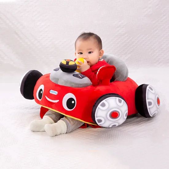 Compact Baby Learning Seat Sofa Car Shaped for Early Sitting Stage - Image 4