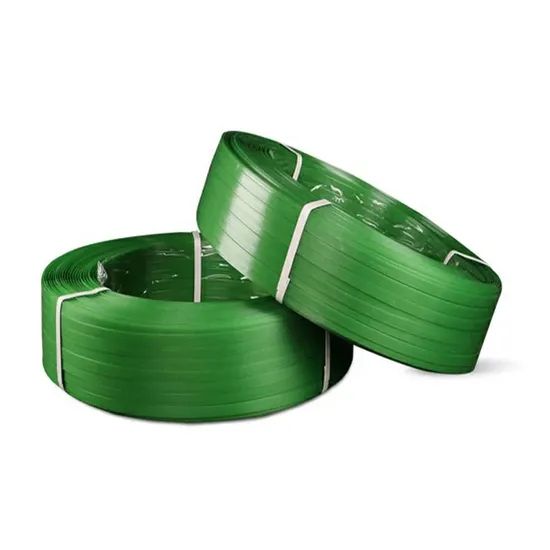 Smooth and Embossed Customized Green Black Colorful Polyester Strapping - Image 1