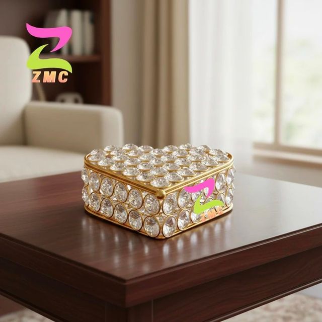 Artificial Jewellery Box Brand ZMC Color Golden Ideal For Gift Shape Heart Shape I Deal In New Only Usage/Application - Image 2
