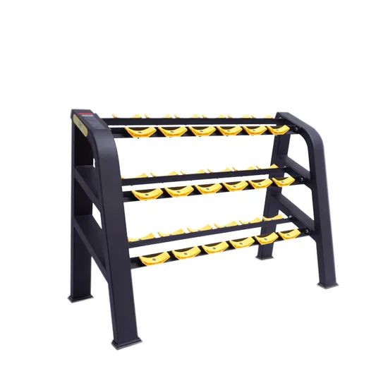 High Quality 3 Tier Dumbbell Rack Beauty Dumbbell Rack Gym Equipment - Image 2