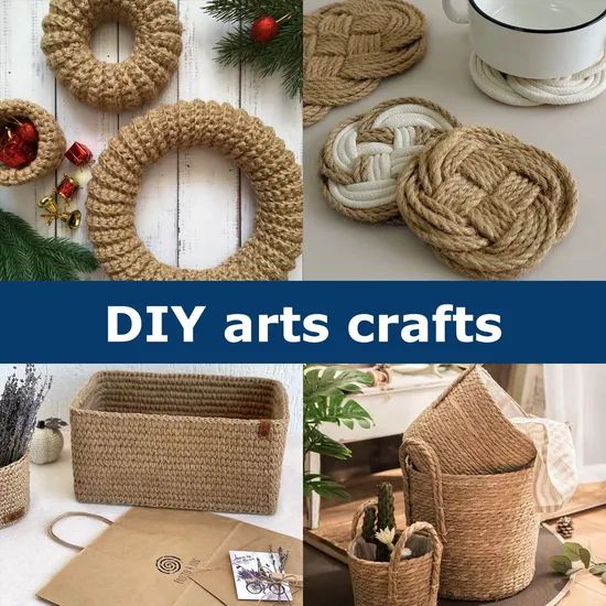 5mm Jute Rope Crafts Projects Cat Scratcher Scratching Post Tree Gift Wrapping Arts - Image 4