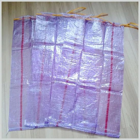 Purple Transparent PP Woven Bags - Image 1