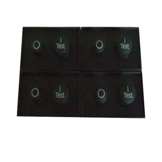 OEM Custom Made Silicone Rubber Keyboard Membrane Push Buttons Electronic Keyboard - Image 2