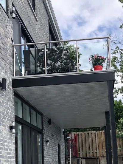 Glass Railing Stainless Steel Handrail Stair Railing Post Fence - Image 3