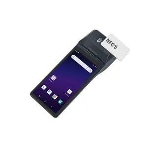 6.0 Inch Gms Wireless Handheld Android 11 Mobile POS Terminal with 58mm Thermal Printer Z300p - Image 2