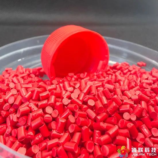 High-Quality Red Masterbatch for Durable Plastic Bottle Caps Origin China Content Custom Trademark Jolink Model NO. - Image 4