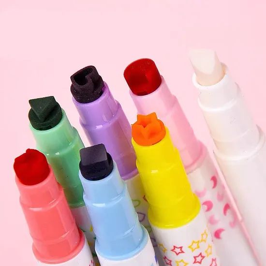 Amazing Marker Pens - Color Changing Highlighter Pen Art - Create 3D Lettering or Write Secret Messages - Image 5
