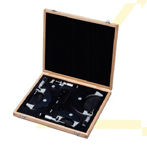 Baker Sets Of Mechanical Micrometer Brand Baker Type 4MMC 100 Reading 0.01mm Zero Setting Easy On Sleeve Spindle Material Stainless - Image 2