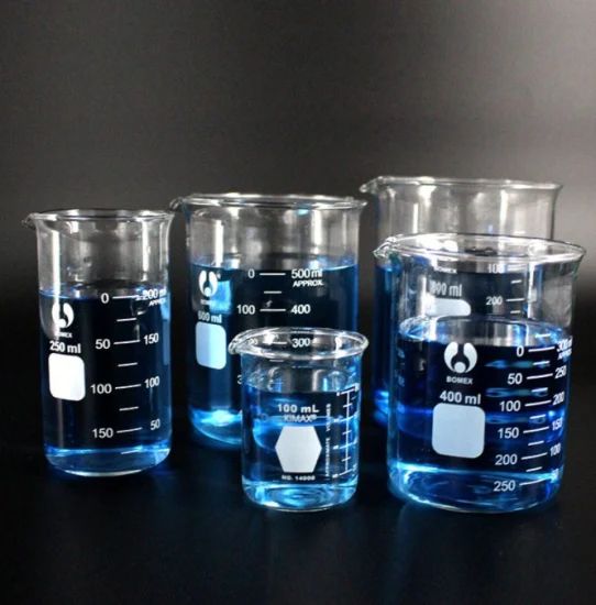 Graduated Borosilicate Glass Beaker Volumetric Laboratory Origin China ...