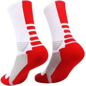 Xianghui Running Breathable Compression Custom Logo Terry Sport Crew Socks for Men - Image 4