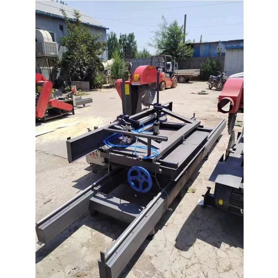 Mustang Factory Direct Sale Wood Sawing Machine Log Sliding Table Saw - Image 4