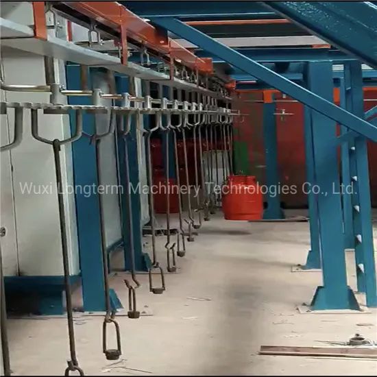 Powder Coating Spray Booth for LPG Gas Cylinders, Electrostatic Powder Coating Line/System* - Image 2