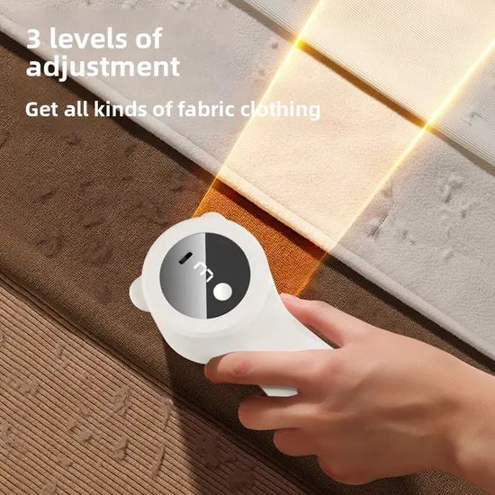 Rechargeable LED Display Portable Clothes Fabric Shaver Electric Lint Remover - Image 4