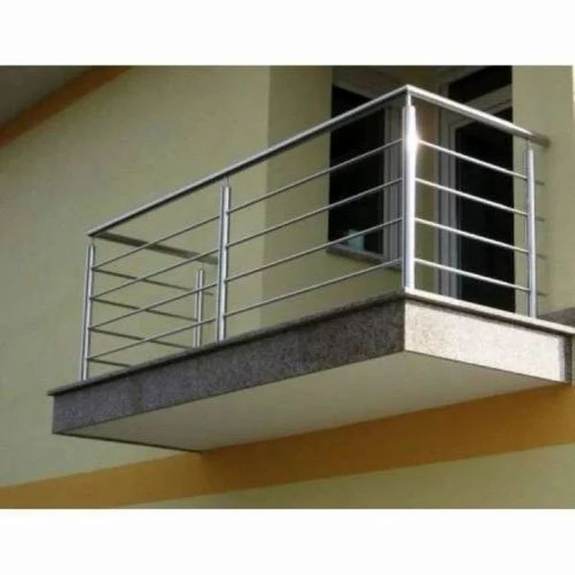 Stainless Steel Balcony Railing, For Home Thickness 16mm Height 3.5 Feet Item Position Balcony Usage/Application Home Design Style Modern And - Image 1
