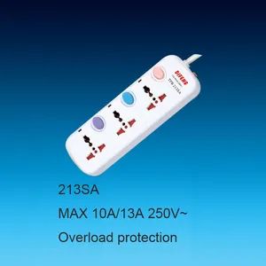 AC Power 2 Way Universal Multi-Function Outlets Wall Switch Socket - Image 2