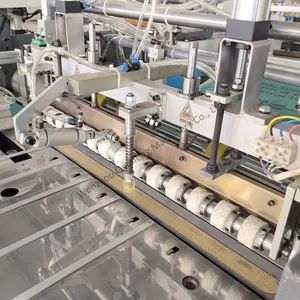 Plastic Woven Bag Auto Liner Insertion Top Hemming Conversion Machine - Image 2