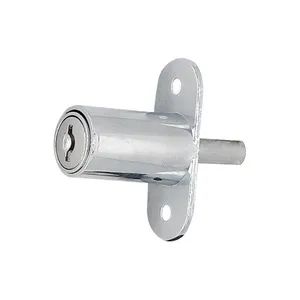 Zinc Alloy Push Button Filing Cabinet Locks with Master Key - Image 3