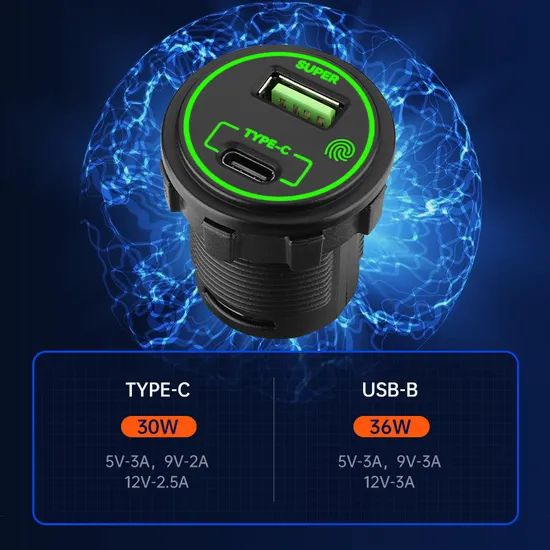3 Gang Rocker Switch Dual USB Socket Voltmeter 12V 24V Waterproof Auto Switches Panel - Image 3