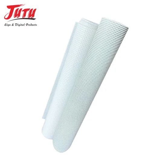Jutu Hot-Sale Product Coated Polyester Scrim Flexible Banner Coated Mesh for Large Light Boxes - Image 5