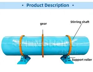 Biomass NPK Compound Fertilizer Rotary Drum Coating Machine Coat - Image 3