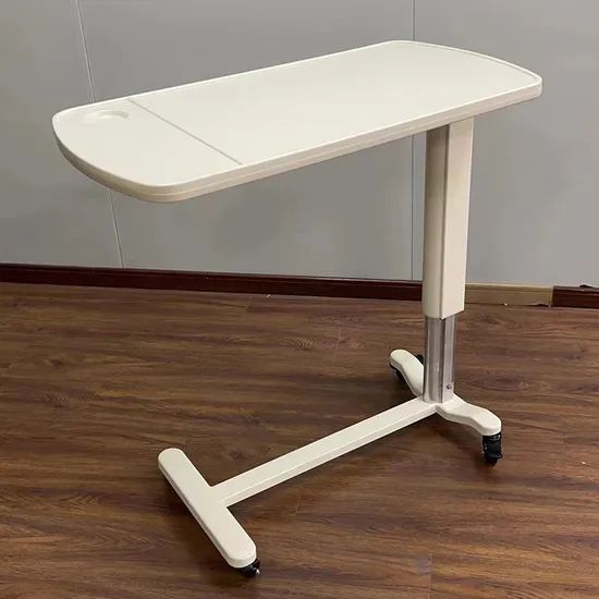 Adjustable Height Movable Overbed Table for Home and Hospital Use Overbed Tab - Image 1