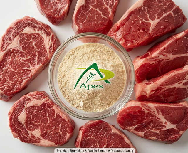 Papain Enzyme, Industrial Papain Enzyme, Papain Enzyme Supplier, Papain Enzyme Manufacturer, Papain Enzyme Supplier from India, Papain Enzyme for Meat Processing Industry, Papain Meat Enzyme, Meat Tenderizing Enzyme, Food Processing Enzyme, Papain for Meat Industry, Industrial Enzyme Solutions, Bio Processing Enzyme, Enzyme for Industrial Applications, High Performance Papain Enzyme - Image 2