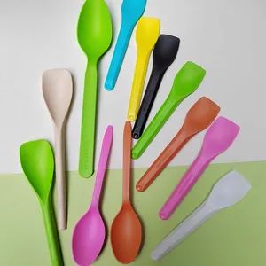 Biodegradable Tableware Cpla Spoons Compostable Origin China HS Code 4823690000 Specification Customize Trademark Tiptopak or Custom Logo - Image 2