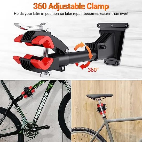 Bicycle Parking Rack Wall Bicycle Wall Mounted Hanger Hook Weight 350g Color Black Origin China Condition New Usage - Image 2