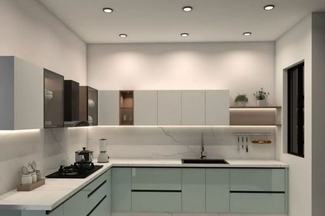 L Shape Modular Kitchen Designing Service - Image 3