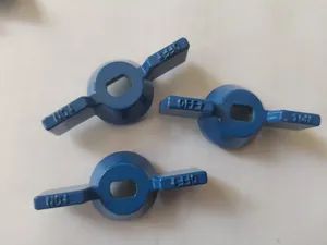 Butterfly Handle Aluminum Die Casting for Gate Valve with Powder Coating with Machining - Image 1