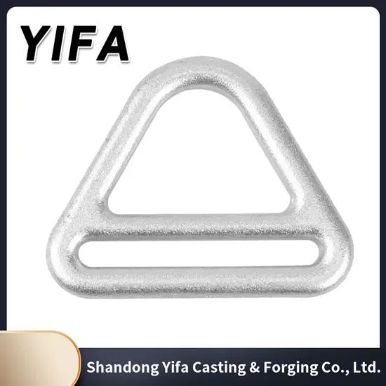 Forged Triangle Ring Boat Hardware Rigging Hardware Origin China Color Silver Condition New Technics Forged HS Code - Image 3