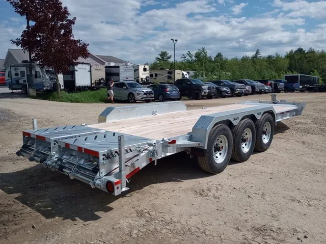 2024 N&N Trailers 7×20+3 Galvanized 22.5K Lowpro Equipment Trailer w/HD Full Width Ramps - Image 4