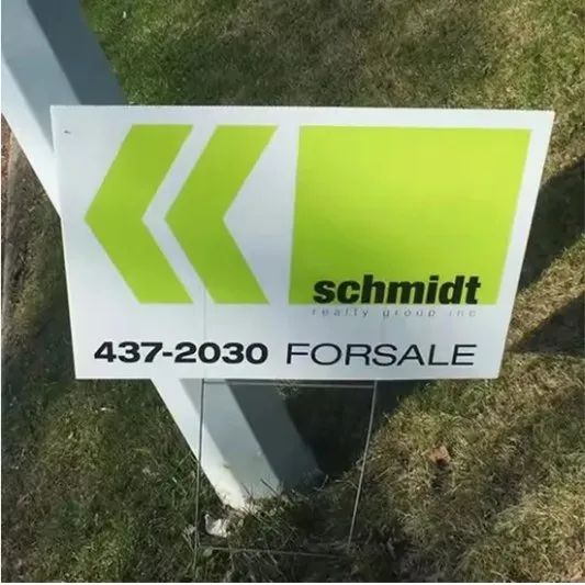 Open Yard Corrugated Yard Sign Lawn Sign Road Sign with Real Estate Stake PP Material - Image 4