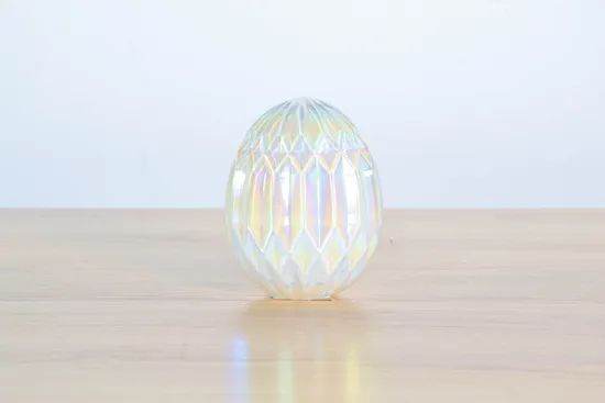 Glass Arts Crafts Handmade White Pumpkin Shaped Glass Ornaments - Image 6