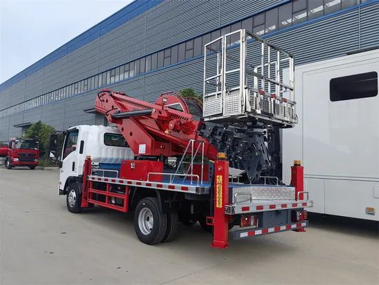 30m Aerial Work Platform Truck for High-Altitude Operations Type Z Payload 20T Fuel Diesel Condition New Drive Wheel - Image 5