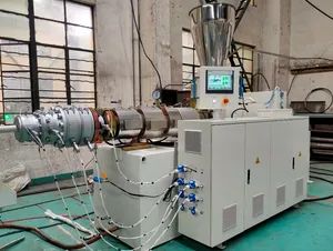 Quality Plastic PVC Pipe Double Screw Extruder HDPE Pipe Single Screw Extruder - Image 4
