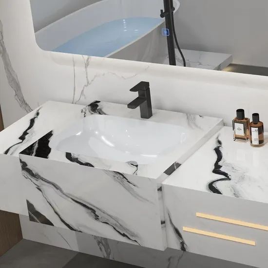 Clearance Design Bathroom Cabinets Mirror Bathroom Vanity - Image 3