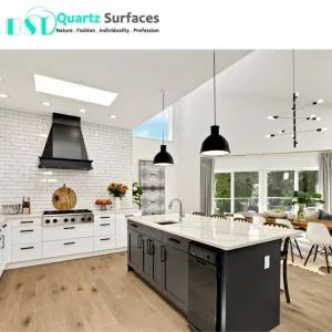 Black Color Quartz Stone Artificial Marble - Image 1