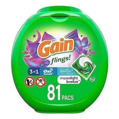 Gain Flings 3-in-1 Original Scent Laundry Detergent Pacs, 20 count - Image 3