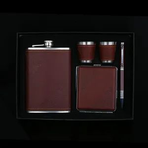 304 Stainless Steel Hip Flask Set with Funnel Shot Glass Gift - Image 5