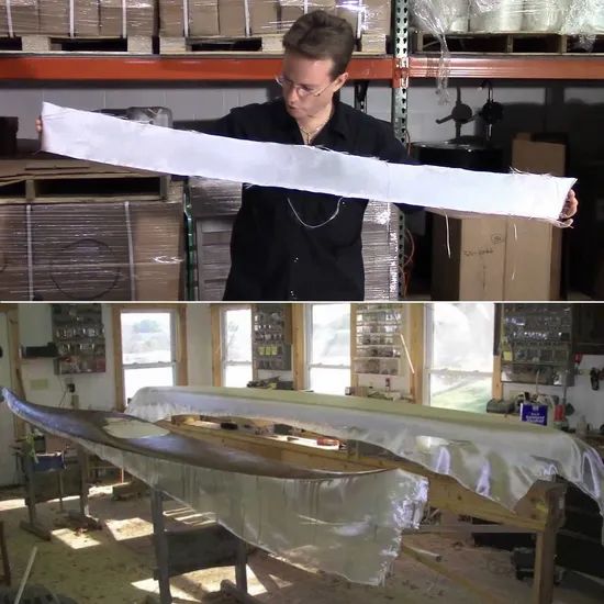 Premium E Glass Reinforcement Fiberglass Cloth for Rowing Boats - Image 6