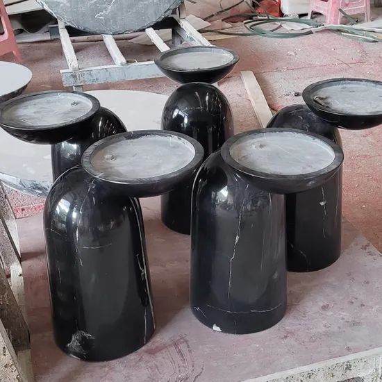 Luxury Customized Natural Stone Furniture Marble Top Stone Dining Table Coffee Table - Image 4