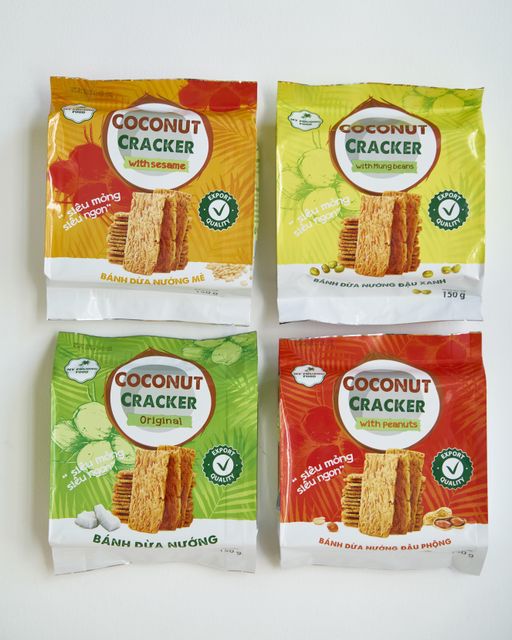 Vietnamese Coconut Cracker (Original, Sesame, Peanuts, Mungbean, Mango, Coffee,... flavors) - Image 4