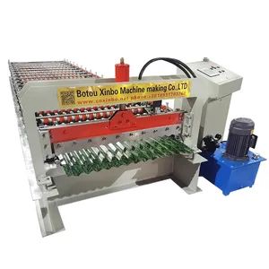 Corrugated Roof Tile Making Roll Forming Machine Weight 2000kg Condition New Model NO. XB-CR Trademark XINBO Certification CE - Image 1