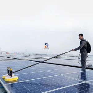 Compact Solar Panel Cleaning Brush with Battery Operated Functionality - Image 6