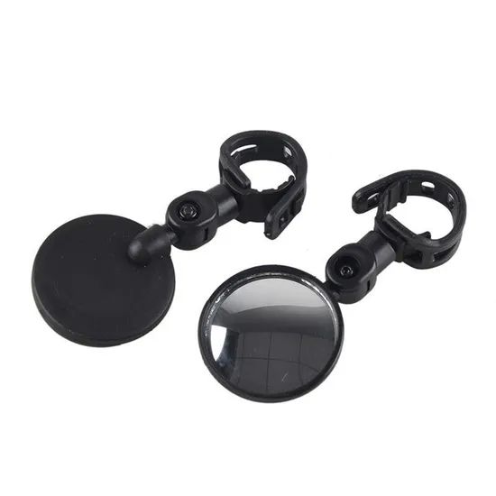Bicycle Rearview Mirror Wide Angle Convex Mirror Cycling Mirror Mountain Bike Rearview Mirror Silicone Handle Rearview Mirror - Image 5