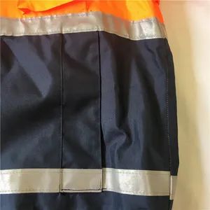 Winter High Visibility Safety Jacket Reflective Workwear Origin China Trademark OEM Thickness Thick Color Fastness 4 Label Customized - Image 4